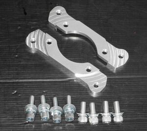 ■ コペン・ムーブなどの ダイハツ車 ローター径 275mm 用 RX-7(FD3S) 対向 4POT ブレーキキャリパー 流用ブラケット ■