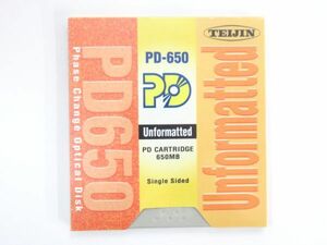 AC 13-11 未開封 TEIJIN PDカートリッジ PD Unformatted PD650 TPD-650 650MB 1枚