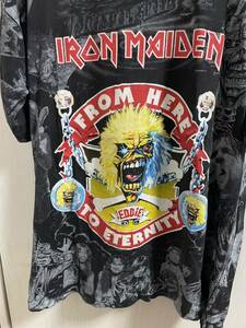 iron maiden 総柄　ヴィンテージ　バンドTシャツ 90s
