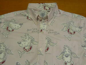 ボートハウスのSHONAN DUKE柄ボタンダウンシャツ　２(Ｓ)サイズ　日本製　ＶＡＮ ＪＡＣ　キャプテンサンタ