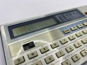 CASIO カシオ ポケットコンピューター PB-100 計算機 当時物 ポケコン 電卓 