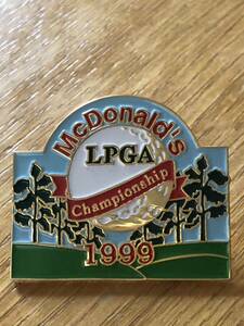 マクドナルド　ピンバッジ　ヴィンテージ　LPGA Champion ship