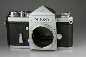 動作確認済み Nikon ニコン F アイレベル 672万台 シルバー ボディ フィルム 一眼レフ カメラ #418