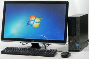 DELL Optiplex 790-2400SF ■ 24インチ 液晶セット ■ i5-2400/DVDROM/省スペース/DisplayPort/Windows7 デスクトップ