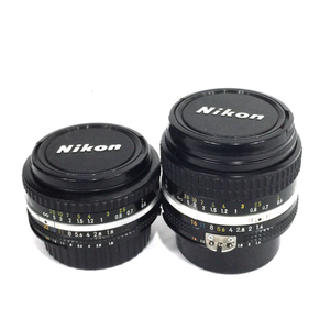 Nikon Ai-s NIKKOR 50mm 1:1.8 50mm 1:1.4 カメラレンズ マニュアルフォーカス 2本セット QR043-331