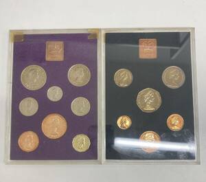 【1円】イギリス ロイヤル ミントコイン 1970年 1971年プルーフ ミント コイン セット エリザベス