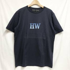 ○★訳有り 新品未使用　HUNTING WORLD（ハンティング・ワールド）　ロゴTシャツ　M　ネイビー★○