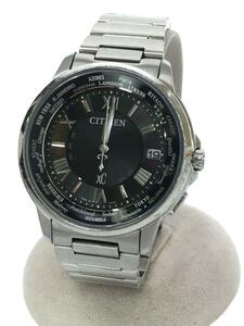 CITIZEN◆XC/クロスシー/ローマインデックス/ソーラー腕時計/アナログ/ステンレス/H149-T018335