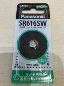 パナソニック Panasonic SR-616SW [酸化銀電池 1.55V]　未使用品　送料無料