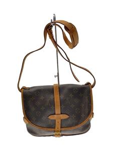 LOUIS VUITTON◆1)ソミュール30_モノグラム・キャンバス_BRW/PVC/BRW/モノグラム