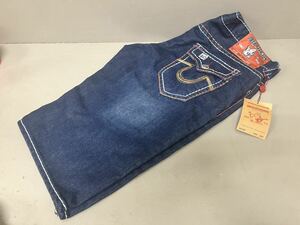 新品 タグ付き TRUE RELIGION トゥルーレリジョン RICKY SUPER T ワールドツアー USA製 デニム パンツ ジーンズ size40 ハーフパンツ