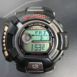 ■ガレージセール■希少 CASIO G-SHOCK ANTMAN アントマン GW-100Q 電池交換済　腕時計 ブラック