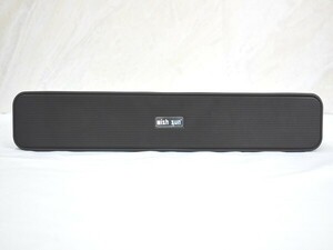 1円スタート WISH SUN PC スピーカー サウンドバー Bluetooth 5.0 重低音 スピーカー ワイヤレス USB接続 スマホ対応 ブラック A06510