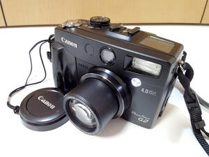 【 動作品 】 CANON PowerShot G2 Black Body Digital Camera キヤノン パワーショット ブラック デジタルカメラ