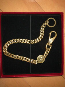 送料無料発送 CALEE wallet chain キャリー 真鍮 ゴールド ウォレットチェーン 正規品 