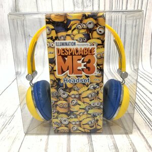 s001 N2 新品未使用 ミニオンズ ヘッドフォン DESPICABLE ME3 Headset イエロー minions