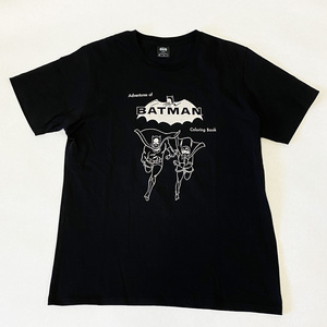 Batman & Robin T-Shirts サイズ:XL グラフィックT バットマン＆ロビン 半袖プリントTシャツ ブラック アメコミ American Comics DC Black