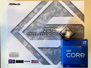 Intel Core i7-12700F & AsRock Z690 Steel Legend/D5