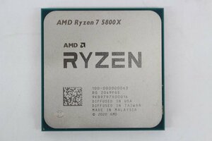 AMD Ryzen 7 5800X 3.8GHz CPU☆