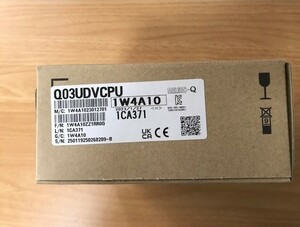 Q03UDVCPU 2023年製新品未使用　三菱電機　シーケンサPLC ミツビシ MITSUBISHI