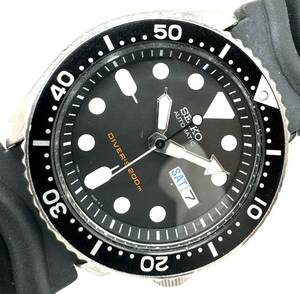 セイコー ブラックボーイ ダイバーズ デイデイト 自動巻き 腕時計 7S26-0020 メンズ　稼働品 SEIKO