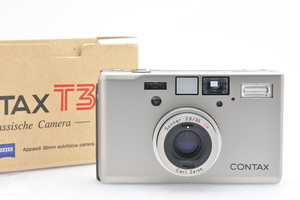 CONTAX T3D シングルティース 前期型 / 35mm F2.8 T* コンタックス AFコンパクトフィルムカメラ 箱付