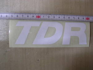 TDR　ステッカー　デカール 白　ヤマハ　250　400　750　1100