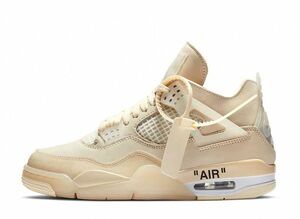 Off-White Nike WMNS Air Jordan 4 SP "Sail" 24cm CV9388-100