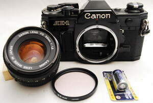 Canon AE-1/Canon FD 50mm 1:1.8 (良品）1020-03
