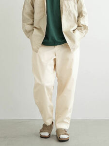 超美品！THE NORTH FACE PURPLE LABEL (パープルレーベル) Stretch Twill Wide Tapered Pants NA Natural 30〈NT5302N〉NANAMICA COOLMAX