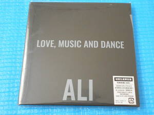 ALI LOVE, MUSIC AND DANCE [CD+DVD] (初回生産限定盤 )「新品・未使用・未開封」