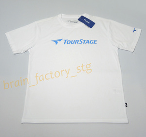 BRIDGESTONE SPORTS／TOURSTAGE ダブルフェイス半袖Tシャツ-0181050B/sizeL- ／管NSLQ