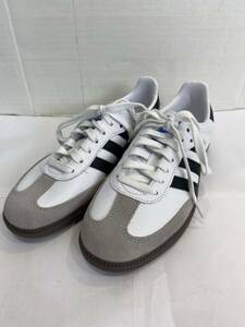 【adidas アディダス】 B75806 SAMBA サンバ OG FOOTWEAR WHITE ホワイト 25cm ローカットスニーカー 2405oki k