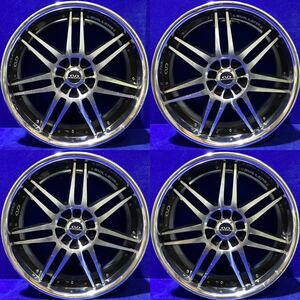 希少!＊WEDS BVILLENS＊18インチホイール＊18x8J/オフセット+36/PCD100(114.3)-5H＊4本セット