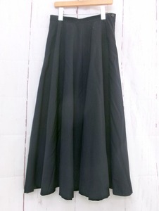 tricot COMME des GARCONS トリココムデギャルソン フレアーロングスカート ブラック 毛100% M TS-02001M AD1992