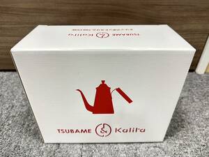 【AS 22814】1円スタート 未使用 保管品 TSUBAME ツバメ 燕 Kalita カリタ ドリップポットスリム 700CUW 木製ハンドル 銅製 現状品