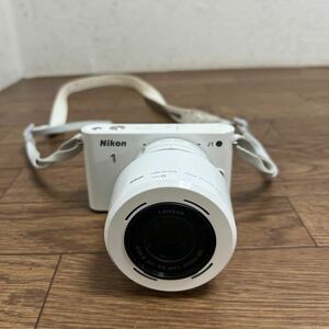 H110★ニコン NIKON 1 J-1 / NIKKOR 10-30mm ホワイト ミラーレス 一眼カメラ