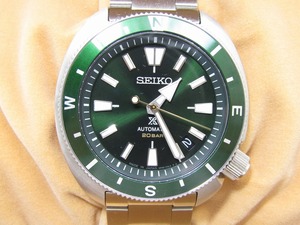 SEIKO セイコー プロスペックス メカニカル ダイバースキューバ メンズ腕時計 自動巻き グリーン文字盤 SBDY111 極美品