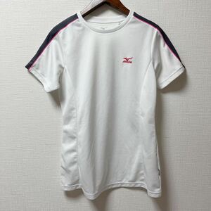 Mizuno ミズノ レディース 半袖Tシャツ プラクティスシャツ Mサイズ ホワイト ポリエステル