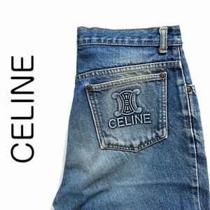 【送料無料】celine セリーヌ　マカダムロゴ　ジーパン　ジーンズ　デニム　メンズ　31 ズボン　パンツ