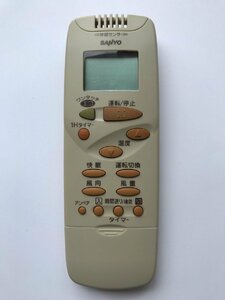 【電池付き】★中古★SANYO　サンヨー　RCS-FB1C　エアコン　エアコンリモコン　クーラー　クーラーリモコン