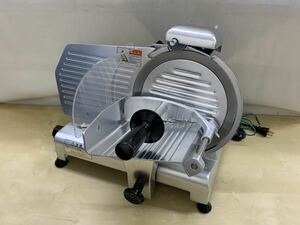 【動作確認済み】テンポス 業務用 ミートスライサー　 TBMS-250N 肉 スライス 厨房 飲食店 100V