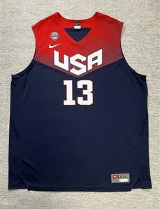 【美品】 NBA ジェームズ・ハーデン USA代表 ドリームチーム NIKE製 ユニフォーム ナイキ シャツ タンクトップ　バスケ ジャージ