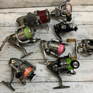 【中古品】リール 8点 まとめて シマノ ダイワ KIX 釣り具 SHIMANO Daiwa 釣り ジャンク