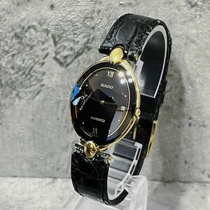 希少 美品 RADO ラドー フローレンス ブラック 腕時計 稼動品