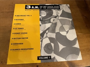 LP★3 A.M. The New Garage Sound Of The Underground (Volume 1) / ディープ・ハウス・クラシック！Robert Owens / UBQ Projec