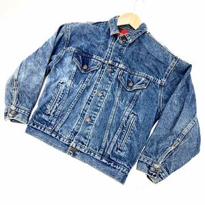 USA製 ★ LEVIS 57510-0514 チェック ネルライナー ポケット付 3rd デニムジャケット M アメカジ ストリート 古着MIX リーバイス■AB