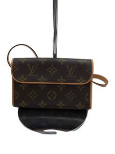 LOUIS VUITTON◆M51855/ポシェットフロランティーヌ_モノグラムキャンバス/ウエストポーチ/ウエストバッグ/BRW