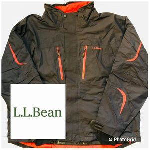 ビッグサイズ　エルエルビーン　L.L.Bean XXL ナイロン　中綿　マウンテンジャケット　ブラック