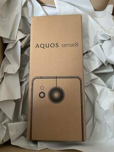 新品未開封 AQUOS sense8 SH-M26 6.1インチ メモリー6GB ストレージ128GB コバルトブラック